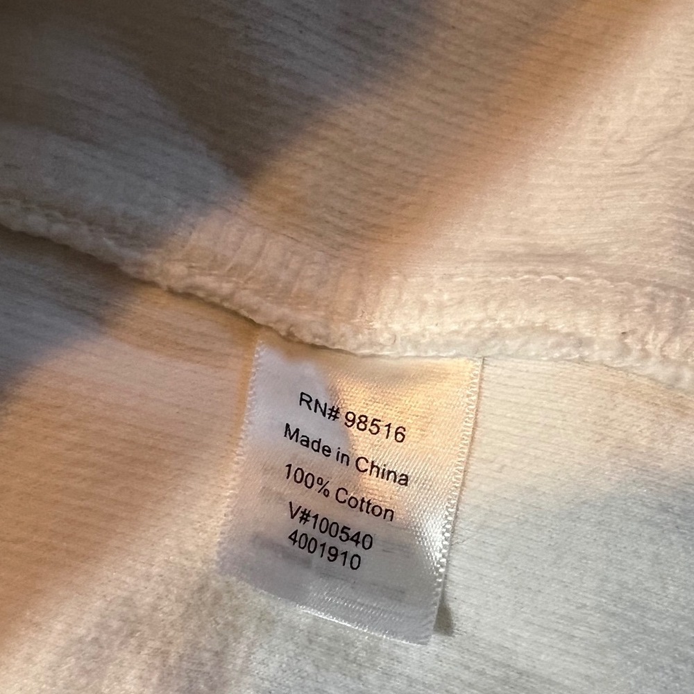 Coldwater Creek White Cott Zip Up Vest Women - 100% cotton - Picture 4 of 5